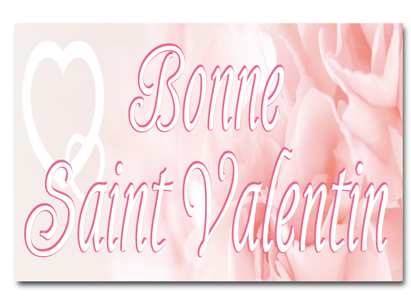 Bonne Saint Valentin - Panneau