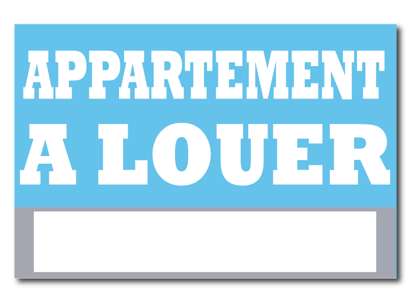 Panneau immobilier - Appartement A louer