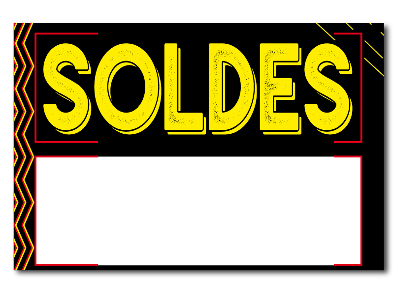 Soldes style moderne - Panneau