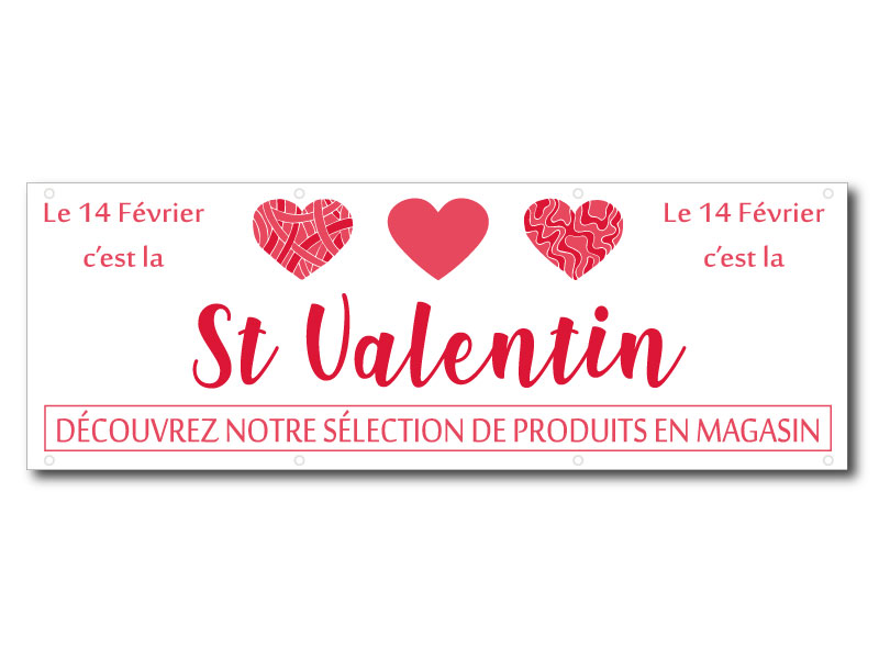 Lovely Saint Valentin - Banderole